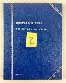 Group of 43 Silver Buffalo Nickels in a Whitman Folder