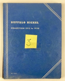Group of 38 Buffalo Nickels in a Whitman Folder