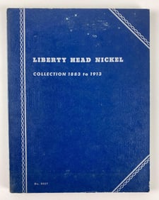 Group of 19 Liberty Head Nickels in a Whitman Folder