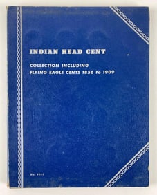 Group of 29 Indian Head Cents in a Whitman Folder