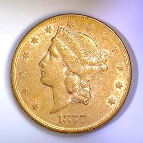 1877-S $20 US Liberty Head Gold Coin