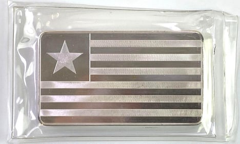 In Texas We Trust 10 oz .999 Fine Silver Ingot/Bar