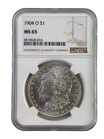 1904-O NGC Graded MS 65 US Morgan Silver Dollar