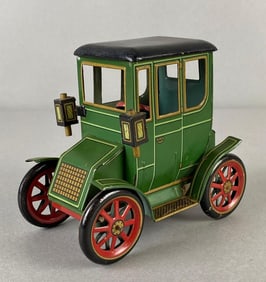 Vintage Modern Toys Lever-Action Self Propelled Tin Litho Vehicle