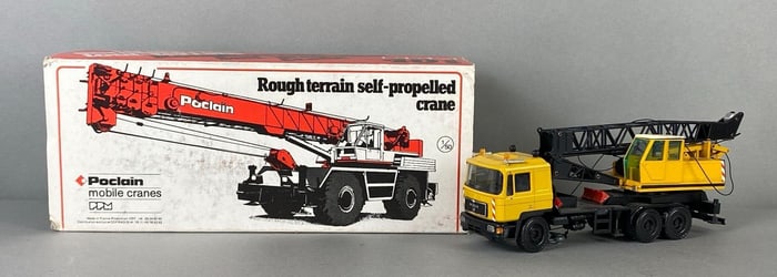 Poclain Mobile Cranes Rough Terrain Self-Propelled Die-Cast Crane