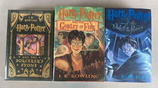 Group of Harry Potter Hardcover Books