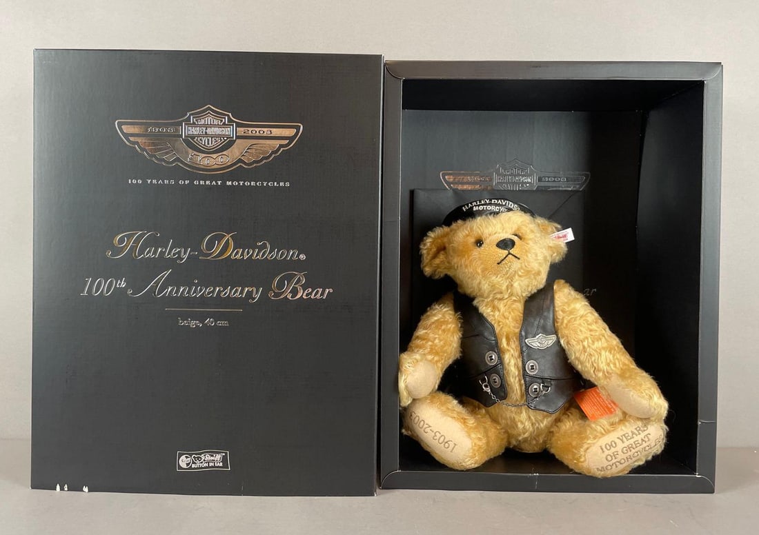 2002 Steiff Harley - Davidson 100th Anniversary Bear (1 of 5)