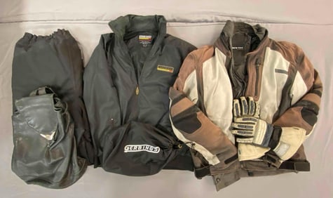 Group of Motorcycle Outerwear and More