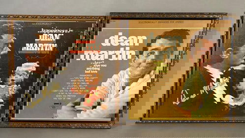 Group of 2 Signed Dean Martin Vinyl Records with Dream Fulfillment COAs