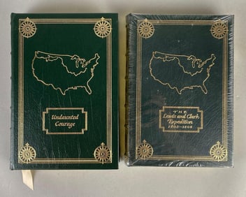 Group of 2 Easton Press American Exploration Books