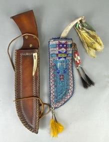 Group of Knife Sheaths and More