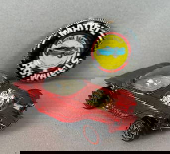 1968 Mattel Hot Wheels Redline Beatnik Bandit Die-Cast Car with Button: Small dings in paint