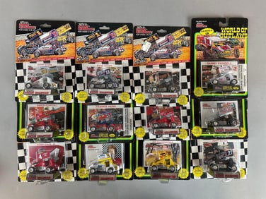 Group of Racing Champions Die-Cast Outlaw Sprint Cars