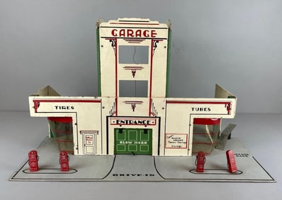 Vintage Rich Industries Motor Garage Playset