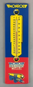 Monroe Struts Plastic Advertising Thermometer