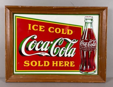1989 Coca-Cola Reproduction Metal Advertising Sign