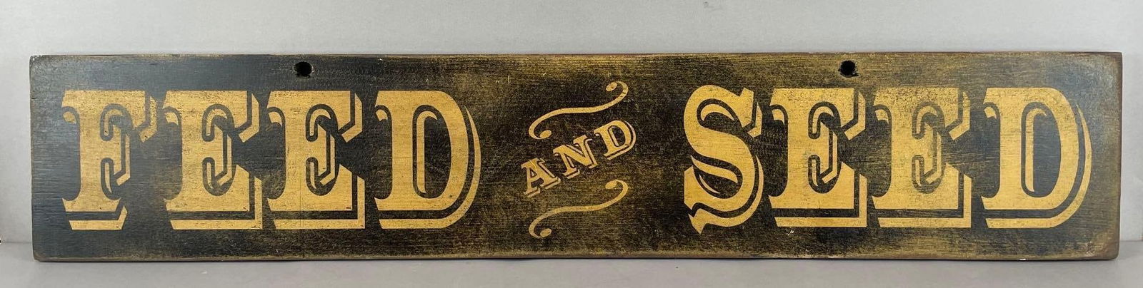 Feed and Seed Painted Wood Sign (1 of 3)