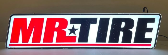 Mr Tire Light-Up Advertising Sign