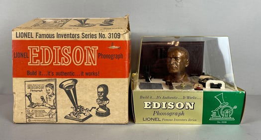 Vintage Lionel Famous Inventors Series Edison Phonograph Kit
