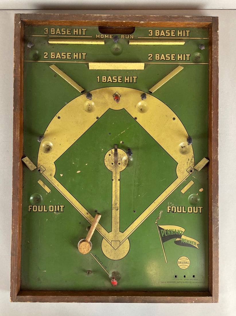 Vintage Wolverine Mechanical Baseball Game (1 of 4)