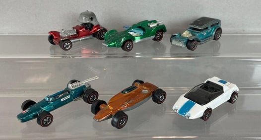 Group of 1969 Mattel Hot Wheels Redline Die-Cast Cars