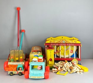Group of Assorted Fisher Price Toys