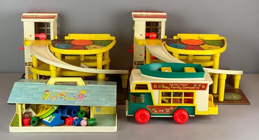 Group of Assorted Fisher Price Play Sets