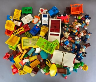Group of Assorted Fisher Price Figurines and More