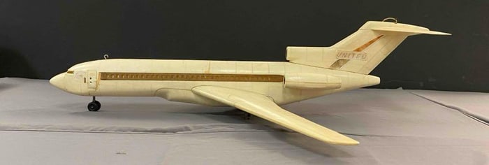 Remco Industries United Airlines 727 Mainliner Airplane