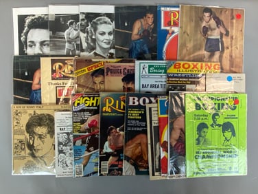 Group of Boxing Ephemera