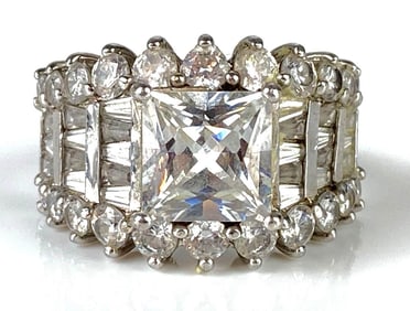 Sterling Silver CZ Ring