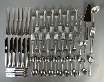 Group of Wallace Grand Colonial Sterling Silver Flatware and More