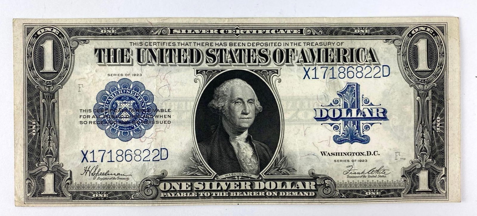 1923 US  $1 Silver Certificate (1 of 2)