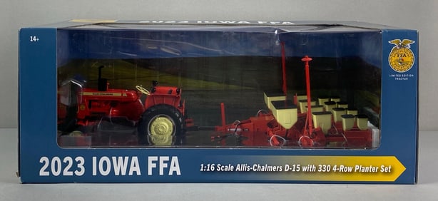 Spec Cast 2023 Iowa FFA Allis-Chalmers D-15 with 330 4-Row Planter Set