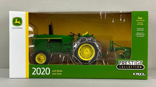 ERTL Prestige Collection John Deere 2020 Tractor with Blade