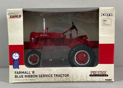 ERTL Prestige Collection Case IH Farmall B Blue Ribbon Service Tractor