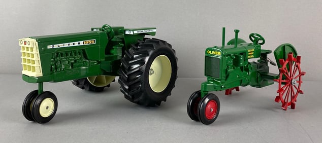 Group of 2 Oliver Die-Cast Tractors