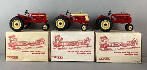 Group of 3 ERTL Cockshutt National Farm Toy Museum Tractors