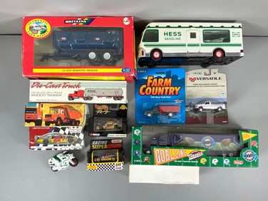 Group of Die-Cast Vehicles and More