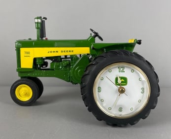 Danbury Mint John Deere 730 Diesel Die-Cast Tractor Clock