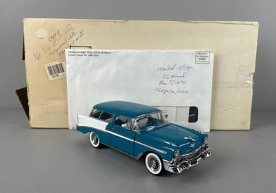 Franklin Mint 1956 Chevy Nomad Die-Cast Station Wagon