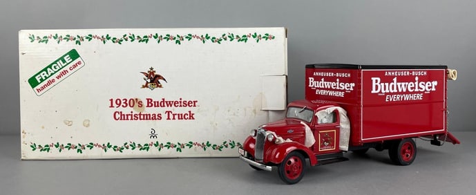 Danbury Mint 1937 Budweiser Christmas Die-Cast Delivery Truck