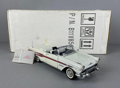 Franklin Mint 1957 Pontiac Bonneville Convertible Die-Cast Car