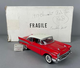 Franklin Mint 1957 Chevy Bel Air Die-Cast Car