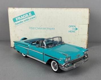 Danbury Mint 1958 Chevy Impala Convertible Die-Cast Car