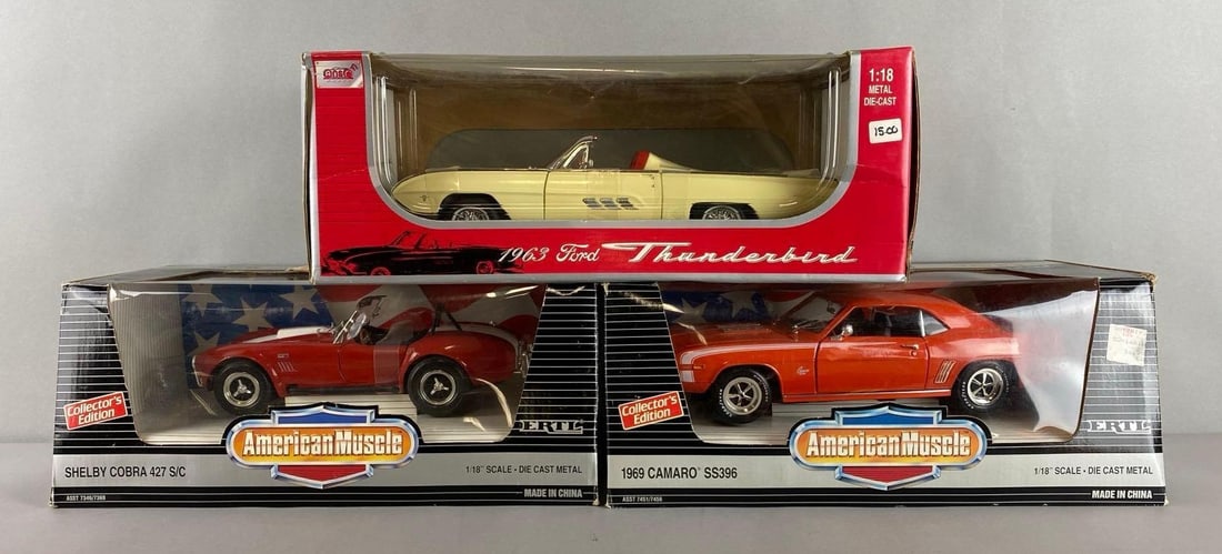 Group of 3 Die-Cast Cars (1 of 3)