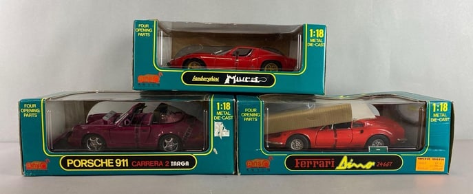 Group of 3 Anson Die-Cast Cars