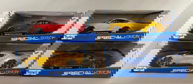 Group of 4 Maisto Special Edition Die-Cast Cars