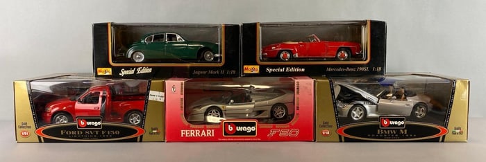 Group of 5 Die-Cast Vehicles