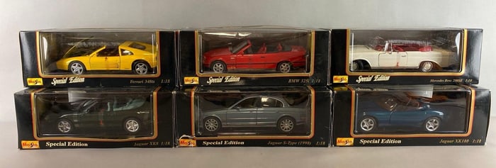 Group of 6 Maisto Special Edition Die-Cast Cars